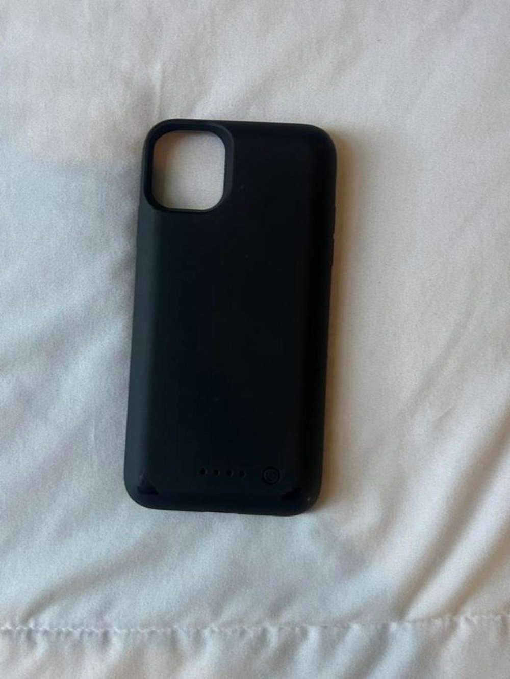 Portable Black Battery Case with Slim Protective Design